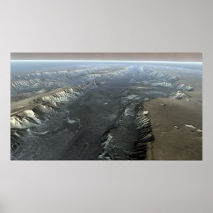 Valles Marineris, grandet Canyon av fördärvar Poster