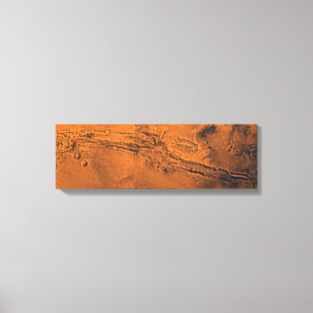 Valles Marineris Mariner Valley Mars Canvastryck (Framsida)