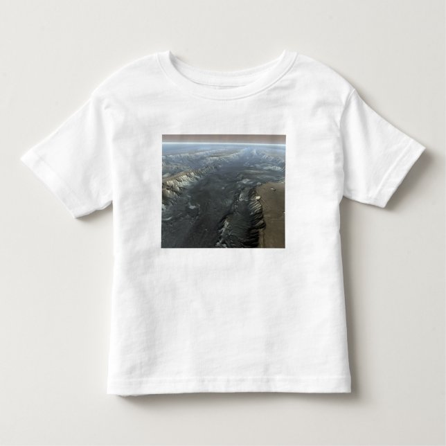 Valles Marineris, Storcanyon Mars Tee Shirt (Framsida)