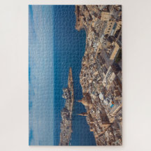 Valletta City Sjölandskap Malta Aerial Photography