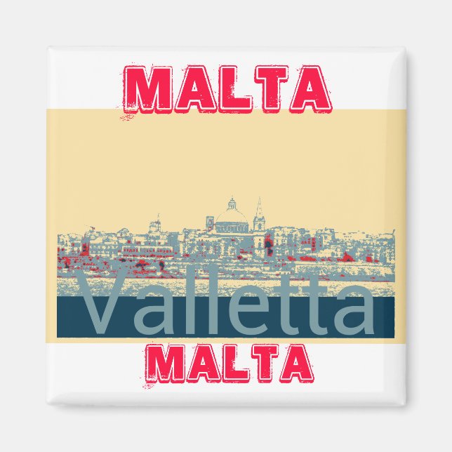 Valletta Magnet (Framsidan)