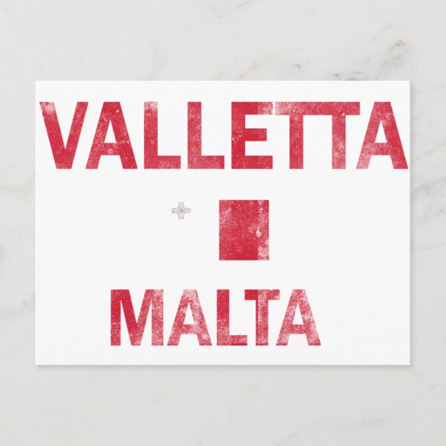 Valletta Malta Designs Vykort (Framsida)