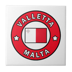 Valletta Malta Kakelplatta