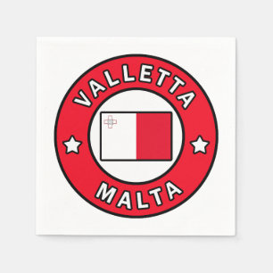 Valletta Malta Pappersservett