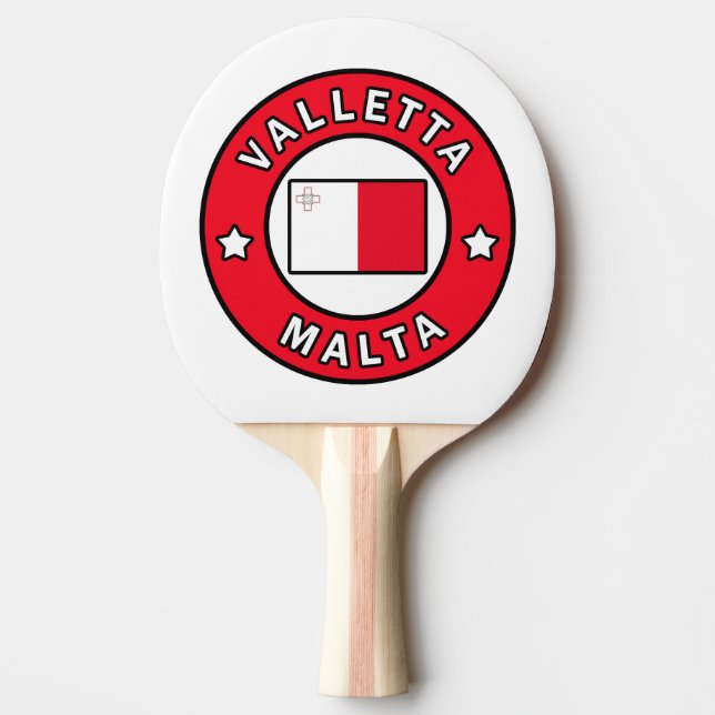 Valletta Malta Pingisracket (Framsidan)