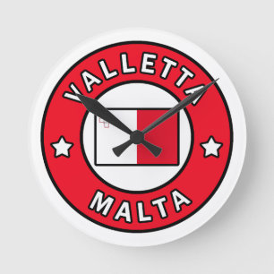 Valletta Malta Rund Klocka