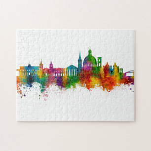 Valletta Malta Skyline Pussel