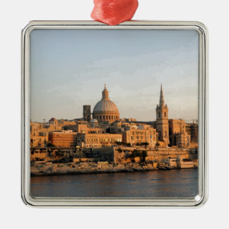 Valletta, Malta vid dusk Julgransprydnad Metall