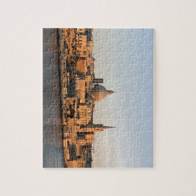 Valletta, Malta vid dusk Pussel (Vertikal)