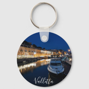 Valletta-vattendistriktet med liten hamn nyckelring