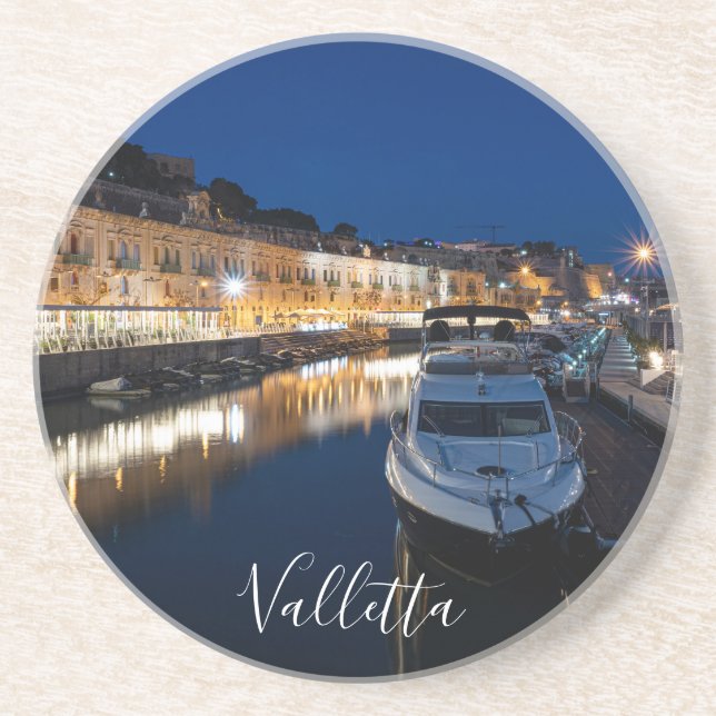 Valletta-vattendistriktet med liten hamn underlägg (Framsidan)