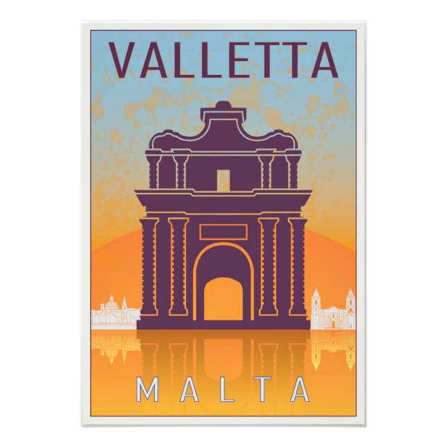 Valletta Vintage poster (Framsidan)