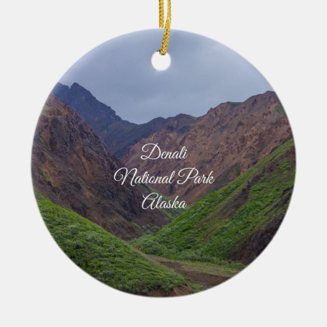 Valley at Denali's Toklat River Ornament Souvenir (Framsidan)