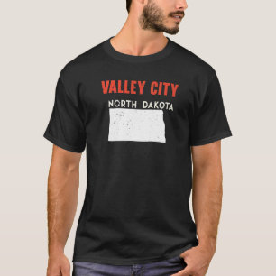 Valley City North Dakota USA State America Travel T Shirt