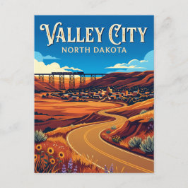 Valley City USA Vykort