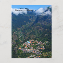 Valley de Nuns, Madeira, Portugal Postcard Vykort