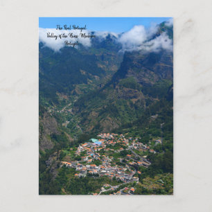 Valley de Nuns, Madeira, Portugal Vykort