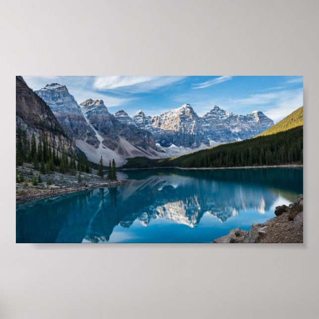 Valley de Ten Peaks, Banff nationalpark Poster (Framsidan)