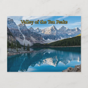Valley de Ten Peaks, Banff nationalpark Vykort