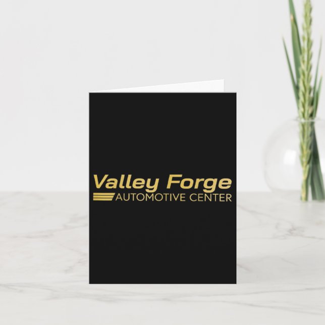 Valley Forge Automotive Officiell Kort (Framsida)