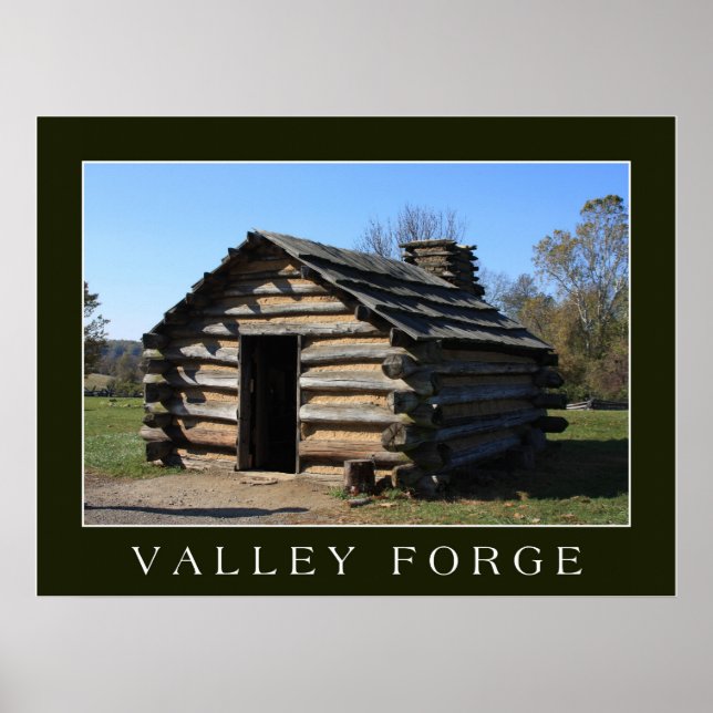 Valley Forge Encampment Poster (Framsidan)