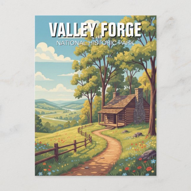 Valley Forge National Historic Park Travel Vykort (Framsida)