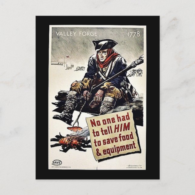 Valley Forge Vykort (Framsida)