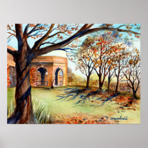 Valley Garden Harrogate av Farida Greenfield Poster