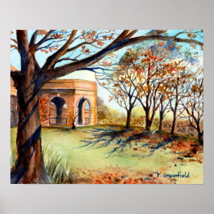 Valley Garden Harrogate av Farida Greenfield Poster