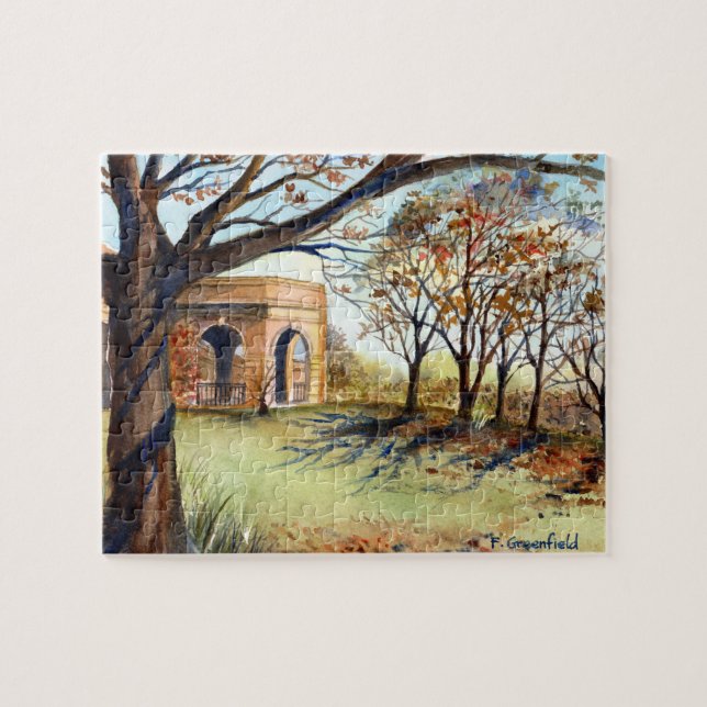 Valley Gardens Harrogate Yorkshire England Pussel (Horisontell)