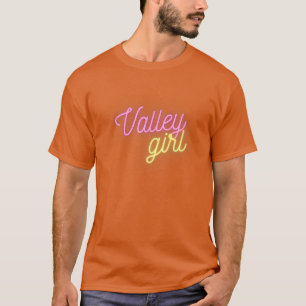 Valley Girl 80-talsretrofynd Rollig tjej retro T Shirt