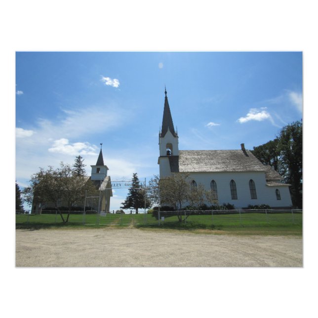 "Valley Grove Churches" Fototryck (Framsidan)