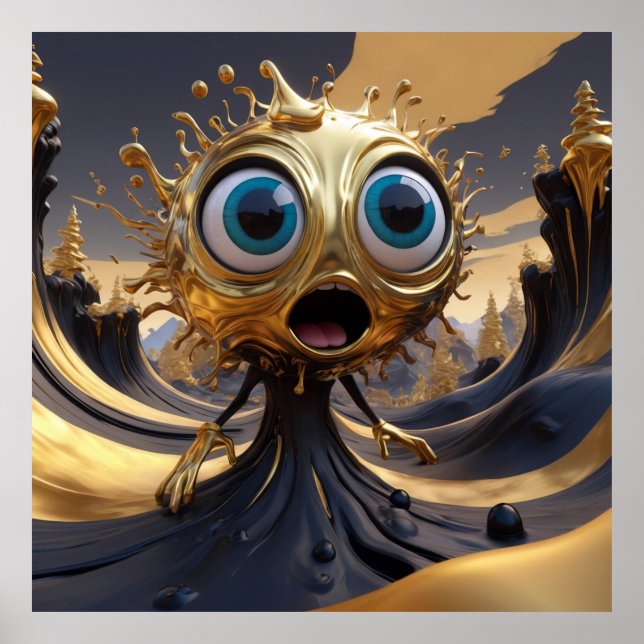 Valley, Guld Poster (Framsidan)