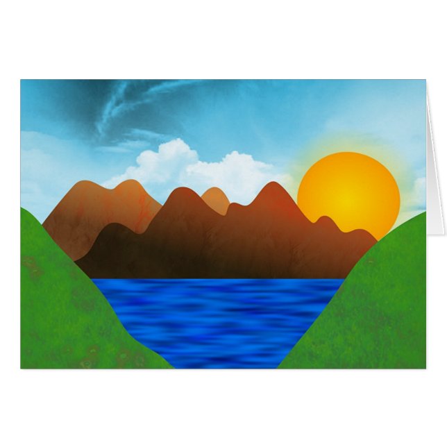 Valley Hälsningskort (Framsidan Horizontal)