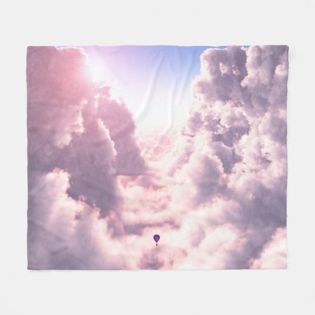 Valley i Clouds Fleece Blanket (Framsidan (Horisontell))