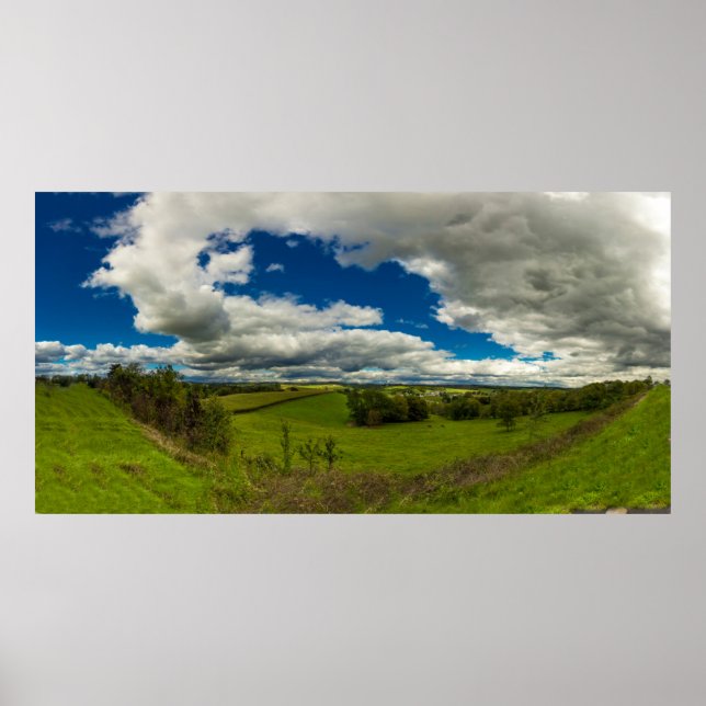 Valley i Walnut Bäck, Ohio i Sommaren Poster (Framsidan)