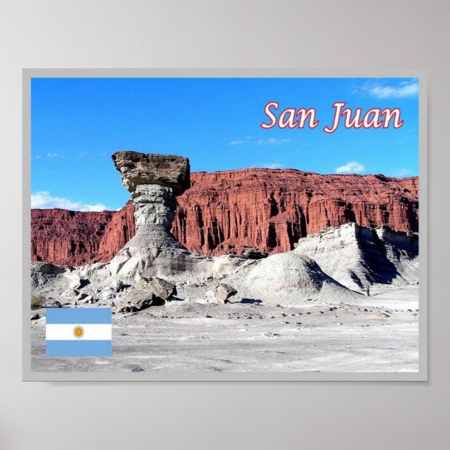 Valley Måne - San Juan - Argentina - Poster (Framsidan)