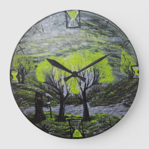 Valley of Death Clock Stor Klocka