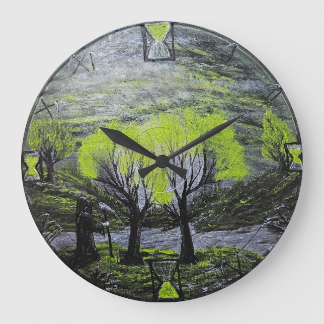 Valley of Death Clock Stor Klocka (Framsida)