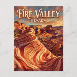 Valley of Fire Nevada Vykort