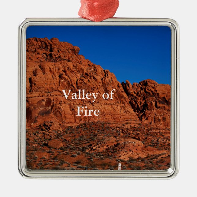 Valley of Fire Snowflake Julgransprydnad Metall (Framsidan)