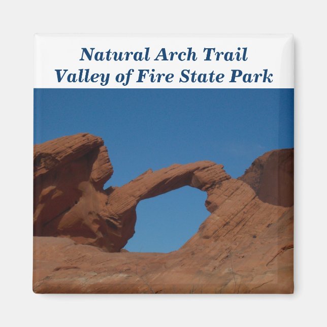 Valley of Fire State Park Arch Magnet (Framsidan)