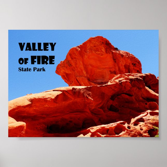 Valley of Fire State Park Nevada America USA Poster (Framsidan)