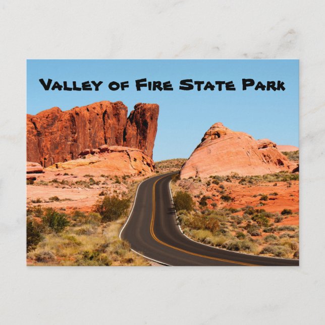 Valley of Fire State Park Nevada America USA Vykort (Framsida)