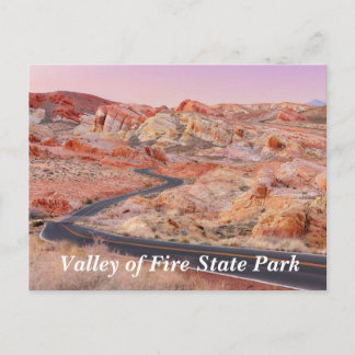 Valley of Fire State Park, Nevada Postcard Vykort