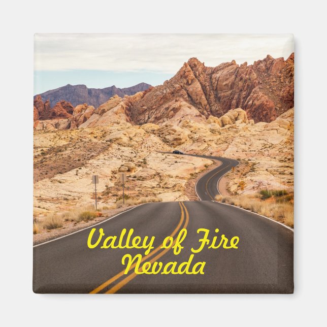 Valley of Fire State Park, NV Magnet (Framsidan)