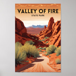 Valley of Fire State Park Poster