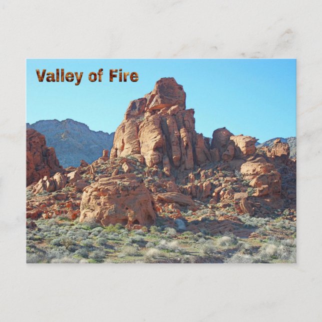 Valley of Fire State Park Vykort (Framsida)