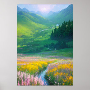 Valley of Grönt Poster