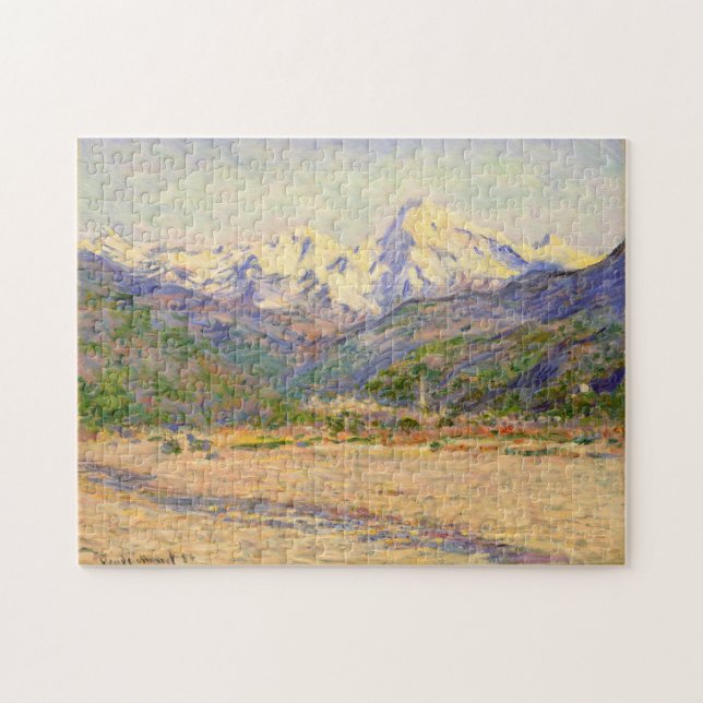 Valley of Nervia Monet Fine Art Pussel (Horisontell)